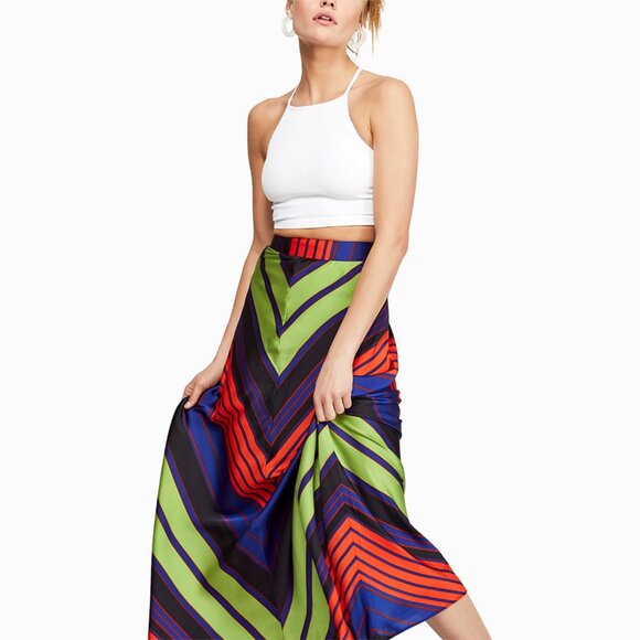 Free People | Rio Multi Striped Maxi Skirt | NWT - Picture 7 of 8